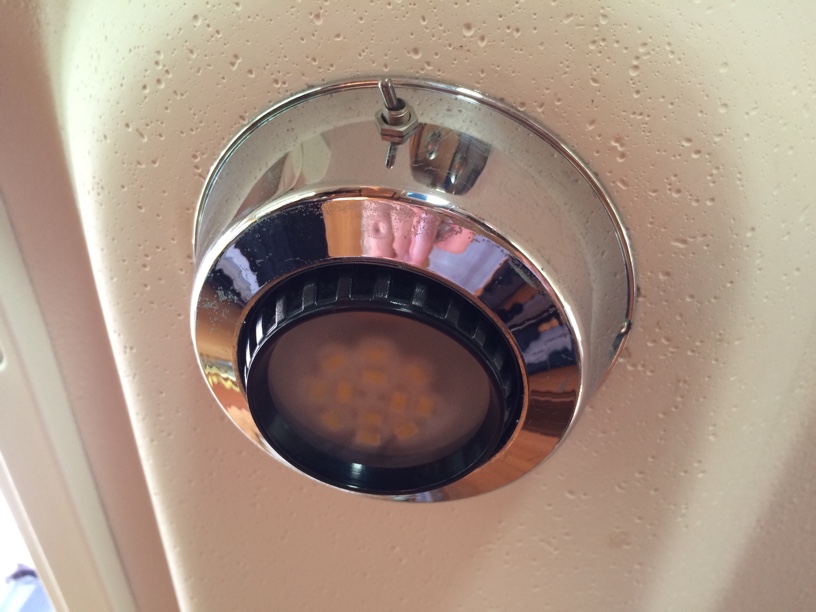 Photo of internal ceiling lights on Avalon